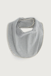 Baby Bib | Stone Gray - Cream