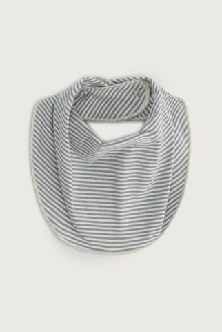 Baby Bib | Stone Gray - Cream