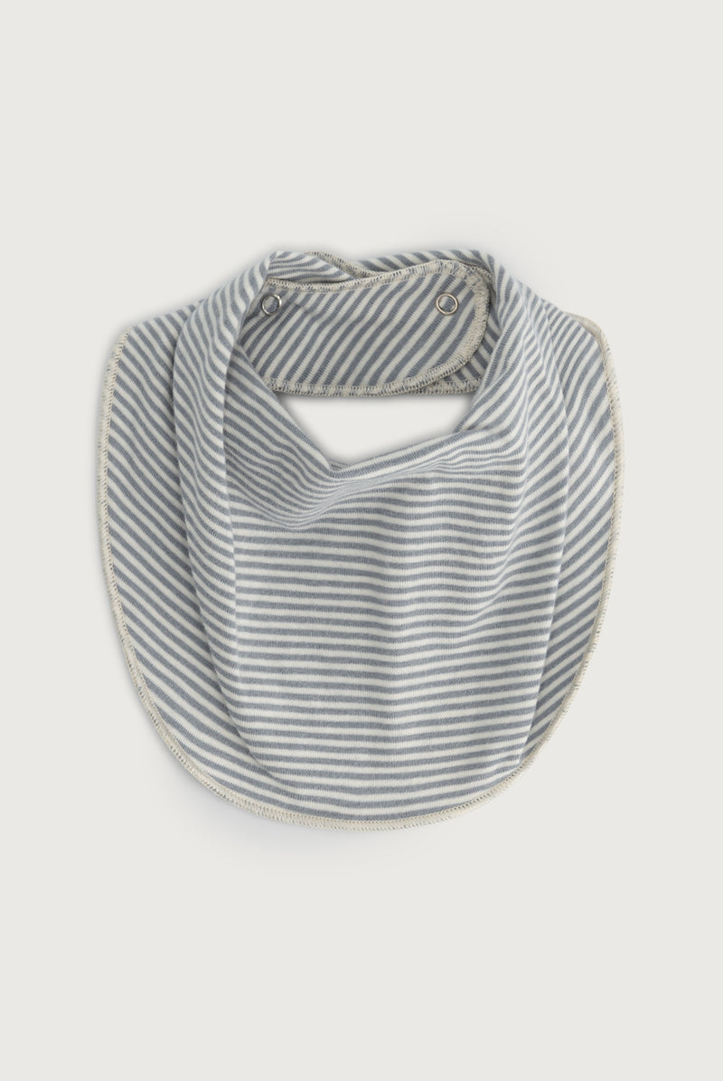 Baby Bib | Stone Gray - Cream