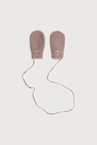 Baby Knitted Mittens | Berry
