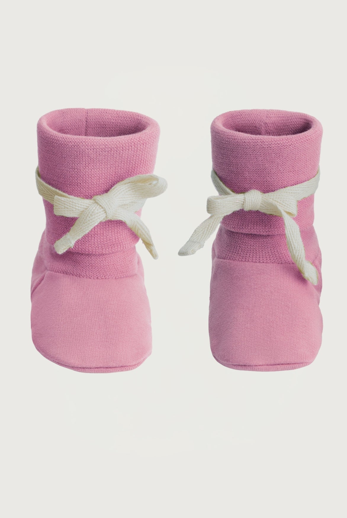 Baby Ribbed Booties | Bubblegum