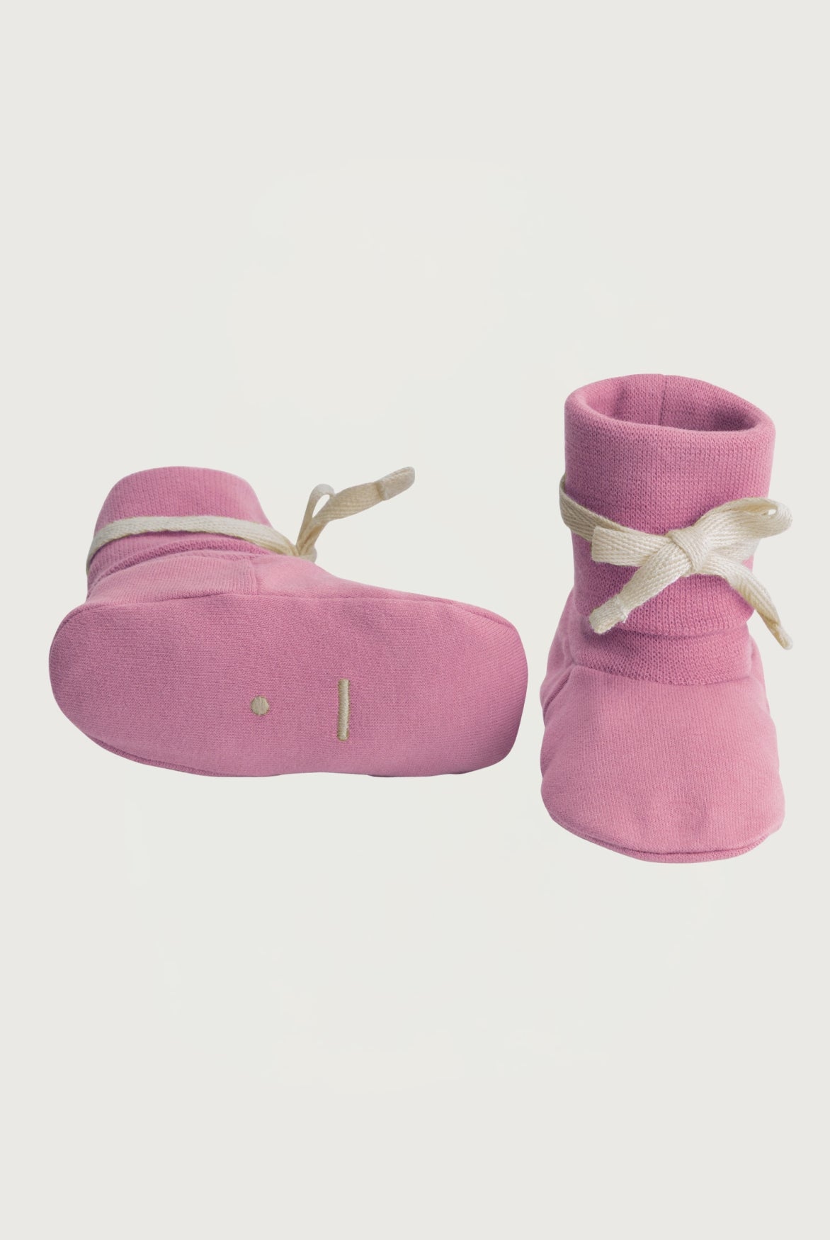 Baby Ribbed Booties | Bubblegum