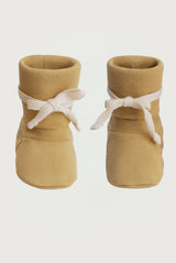 Baby Ribbed Booties | Cookie
