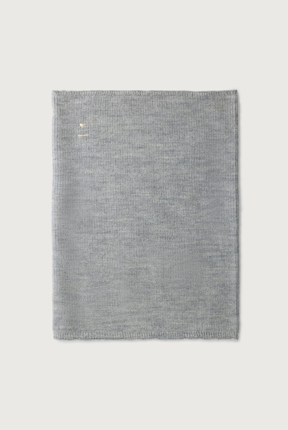 Knitted Endless Scarf | Gray Melange