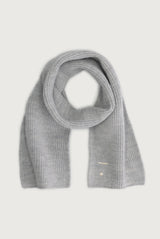 Baby Knitted Scarf | Gray Melange
