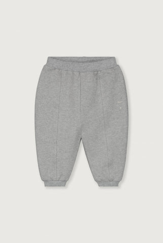 Baby Hose mit Biesen | Grey Melange