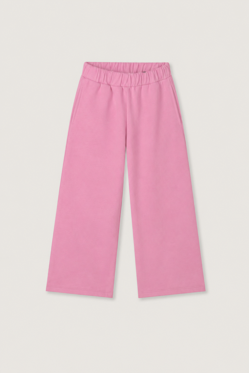 Straight Pants With Slit | Bubblegum