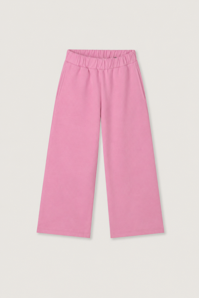 Straight Pants With Slit | Bubblegum