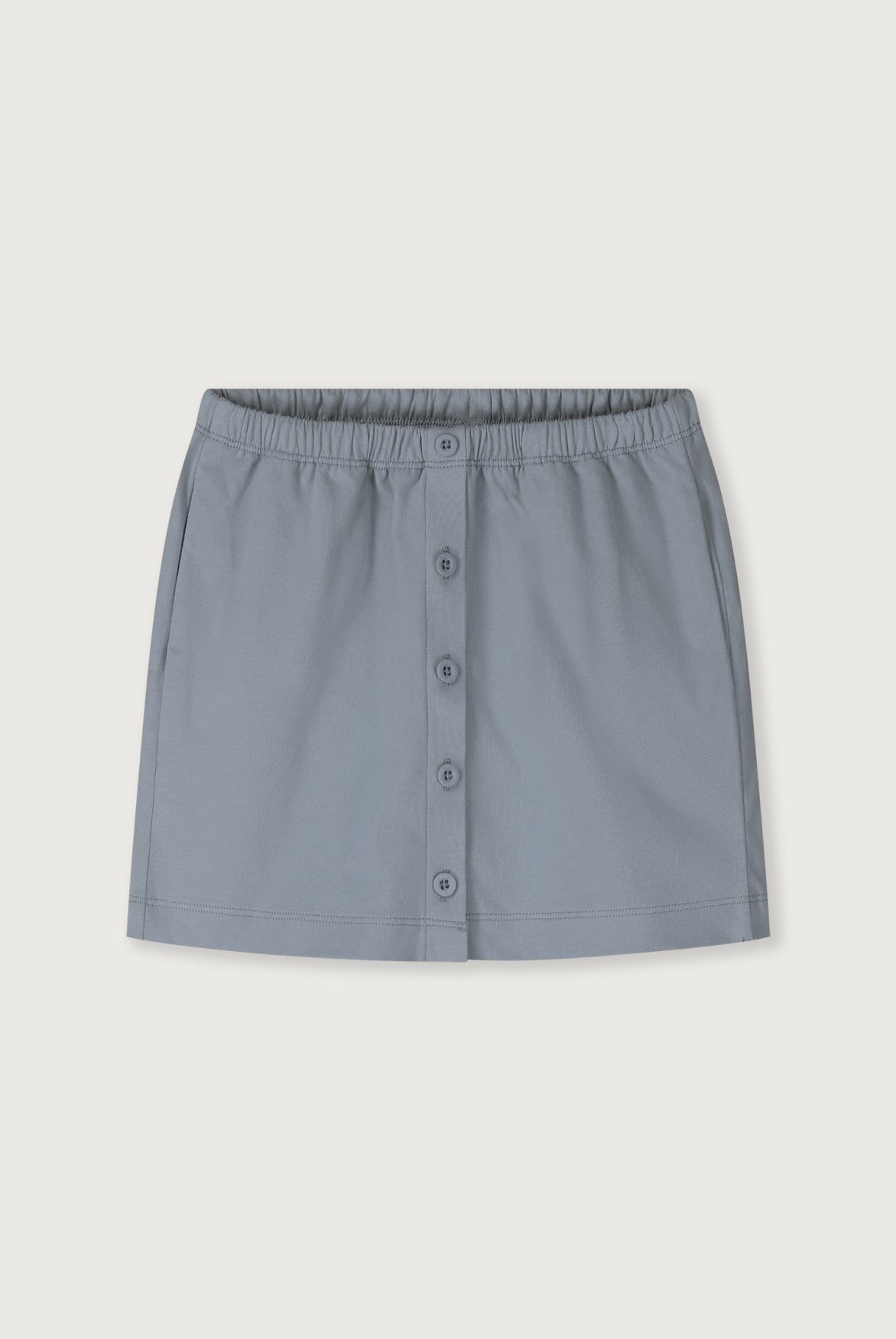 Skirt w/ Buttons | Stone Gray