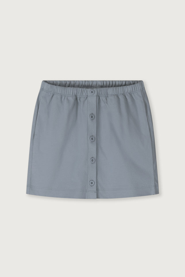 Skirt w/ Buttons | Stone Gray