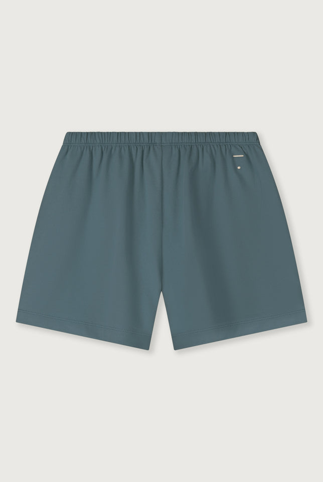 Button Shorts | Blue Gray