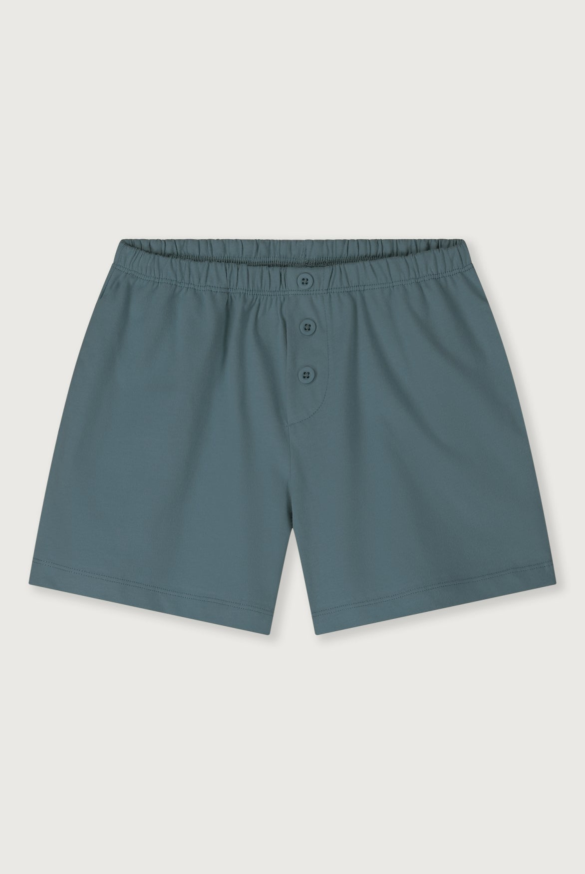 Button Shorts | Blue Gray
