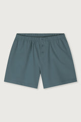 Button Shorts | Blue Gray