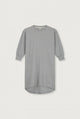 Oversized Circle-cut Dress | Grey Melange