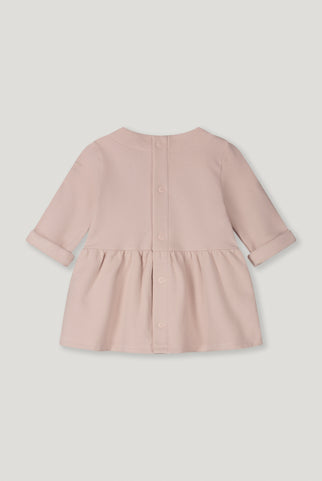 Babyjurk met Drukknoopjes | Faded Pink