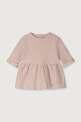 Baby Dress with Snaps | Faded Pink