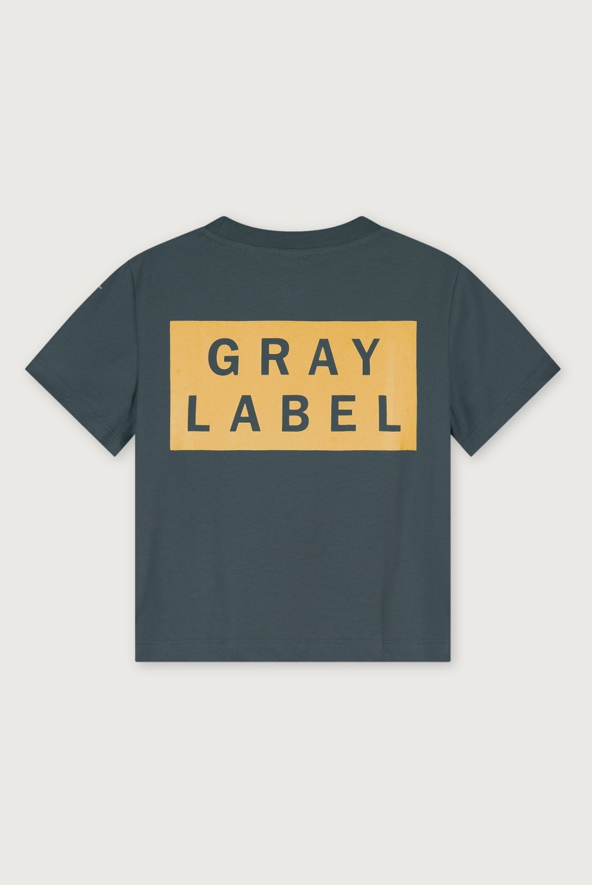Logo Oversized Tee | Blue Gray - Bright Cookie
