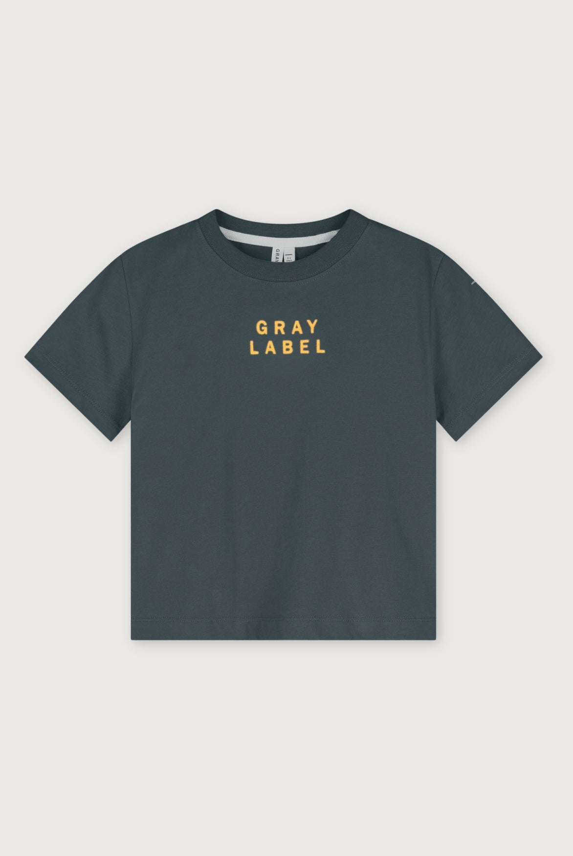 Logo Oversized Tee | Blue Gray - Bright Cookie