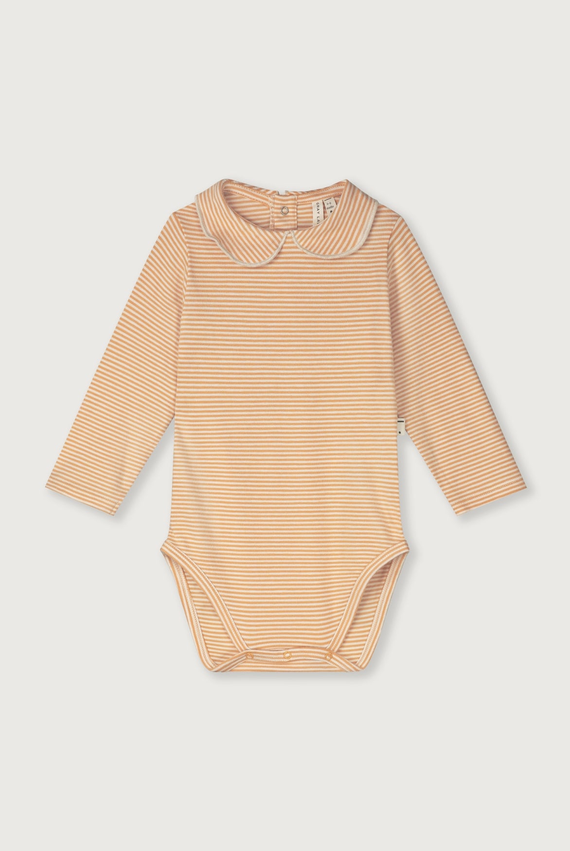Baby Collar Onesie | Melon - Cream