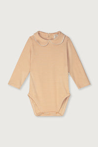 Baby Collar Onesie | Melon - Cream