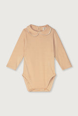 Baby Collar Onesie | Melon - Cream