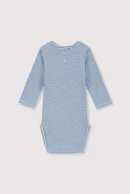 Baby L/S Onesie | Blue Moon - Cream