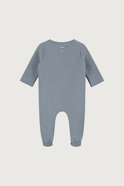Newborn Suit with Snaps | Stone Gray