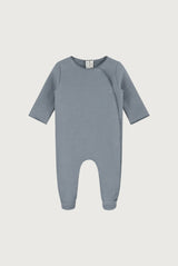 Newborn Suit with Snaps | Stone Gray
