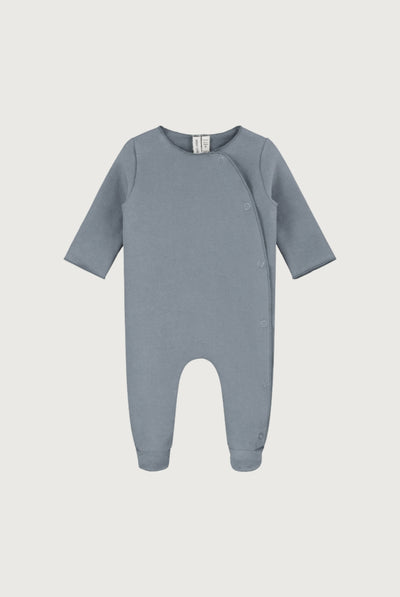 Newborn Suit with Snaps | Stone Gray