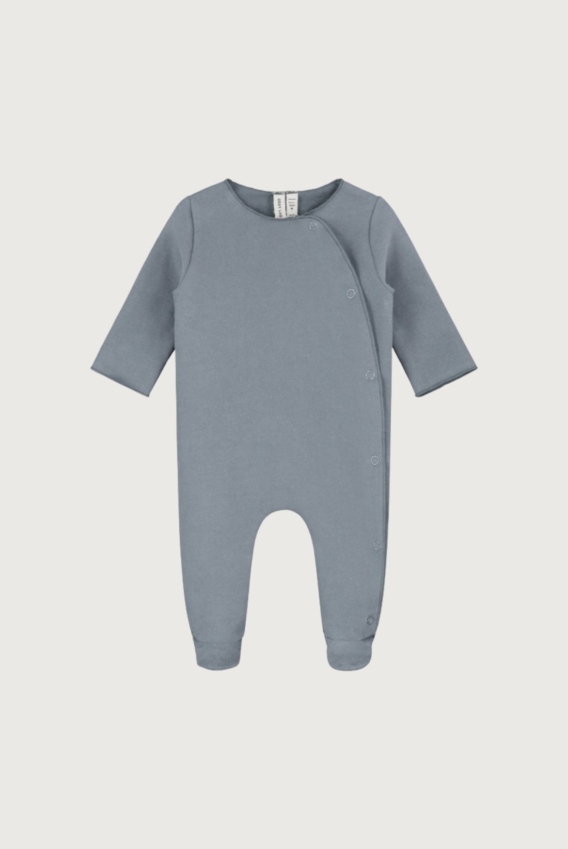 Newborn Suit with Snaps | Stone Gray