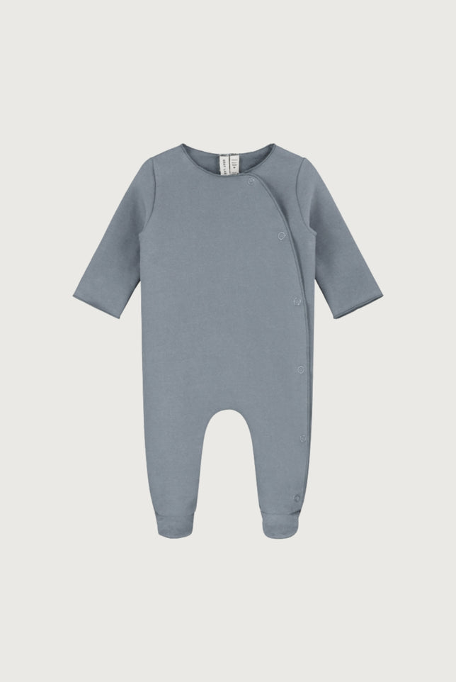 Newborn Suit with Snaps | Stone Gray