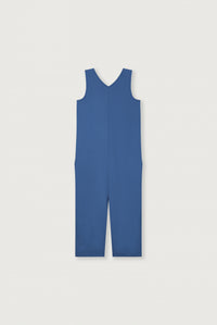 Sleeveless V-neck Suit | Blue Moon