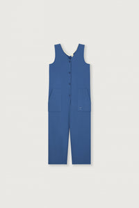 Sleeveless V-neck Suit | Blue Moon