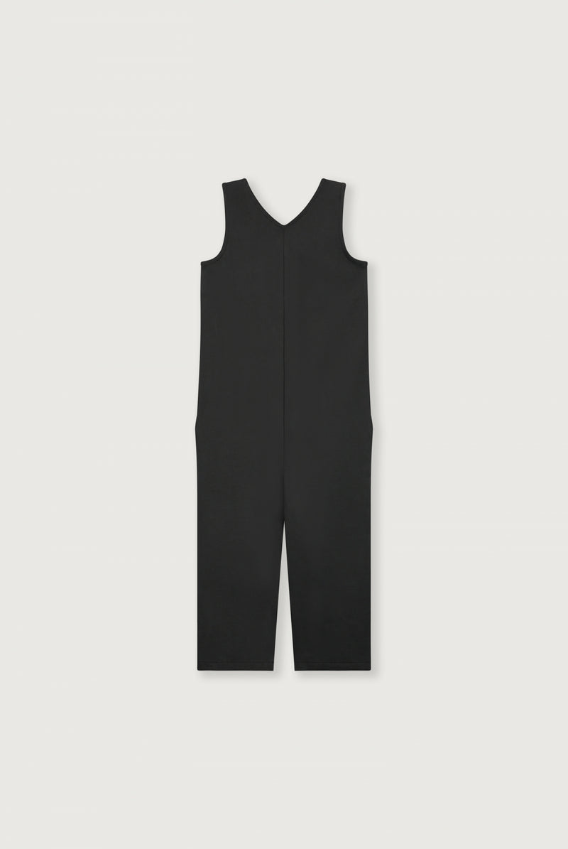 Sleeveless V-neck Suit | Nearly Black