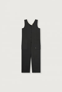 Sleeveless V-neck Suit | Nearly Black