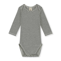 Baby L/S Onesie | Pirate Black - Cream