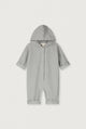Baby-Overall mit Kapuze | Grey Melange
