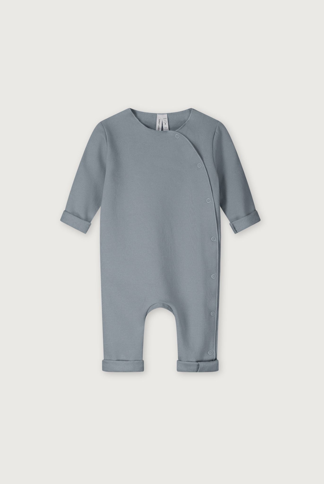 Baby Suit with Snaps | Stone Gray