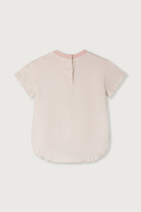 Boxpakje met Korte Mouwen | Faded Pink - Cream