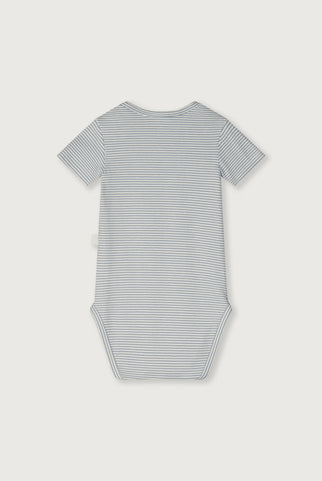 Baby Romper | Stone Gray - Cream
