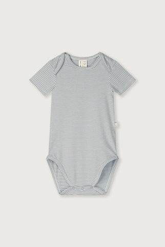 Baby Romper | Stone Gray - Cream