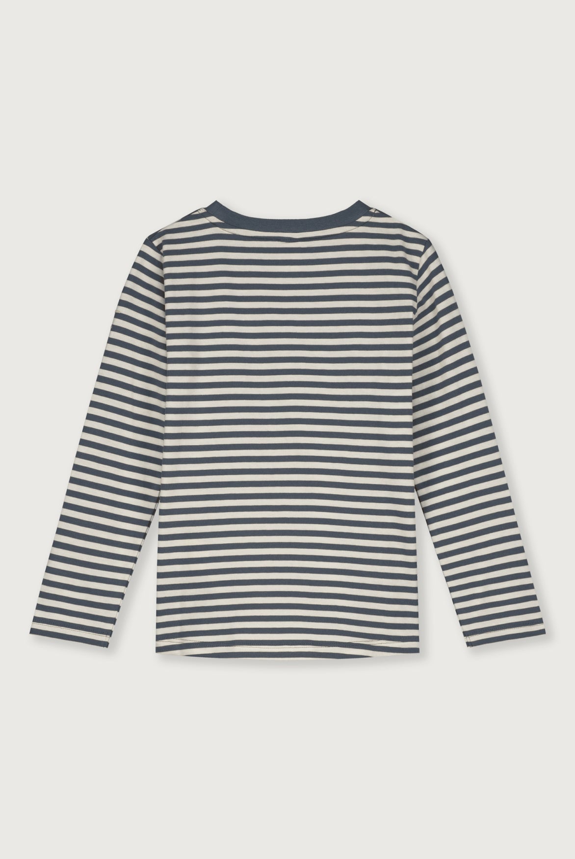 L/S Tee | Blue Gray - Cream
