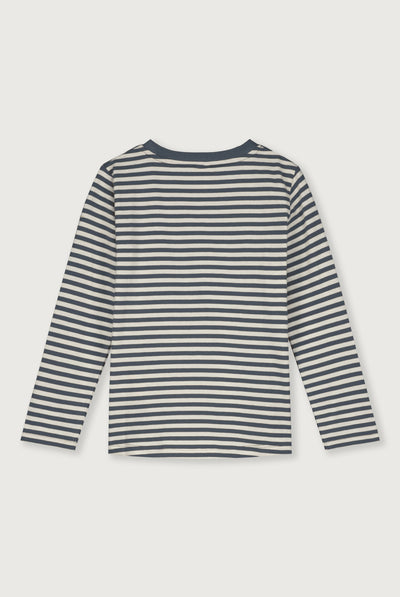 L/S Tee | Blue Gray - Cream