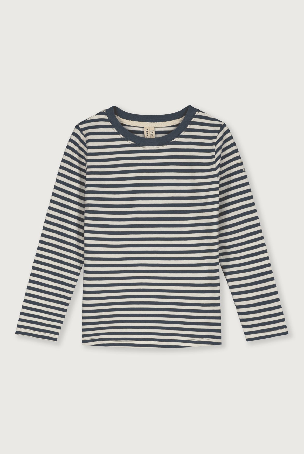 L/S Tee | Blue Gray - Cream