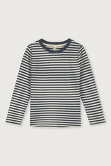 L/S Tee | Blue Gray - Cream