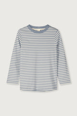 L/S T-shirt | Stone Gray - Cream