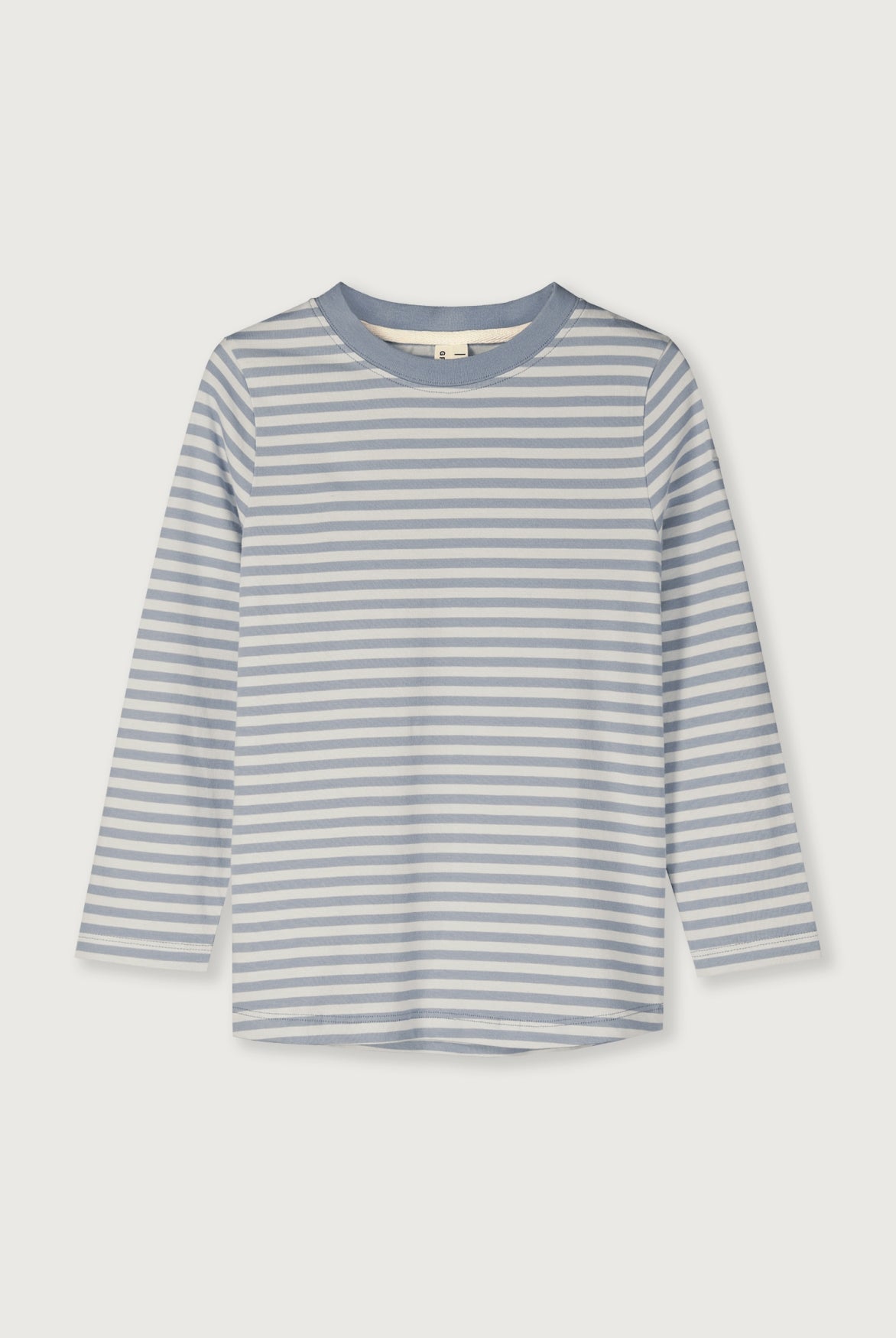L/S T-shirt | Stone Gray - Cream