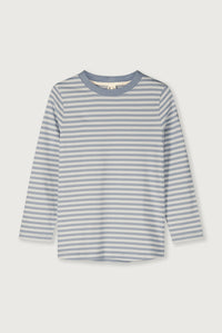 T-shirt met lange mouwen | Stone Gray - Cream