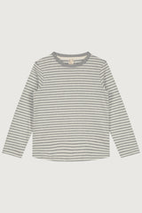 L/S Tee | Gray Melange - Cream
