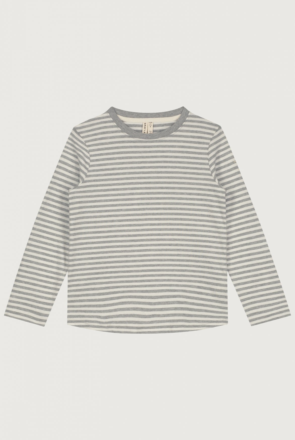 L/S Tee | Gray Melange - Cream